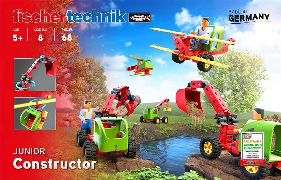 construtor fischertechnik - kit de construção júnior - fabrica 6 veículos 564065 - Imagem 1 de 1