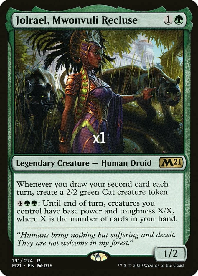 MTG Core 2021 M21 Jolrael, Mwonvuli Recluse MINT - Image 1 of 1