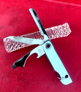 BASSET USA 70 PAT D POCKET MULTITOOL KEYRING MULTIHERRAMIENTA - Picture 1 of 10