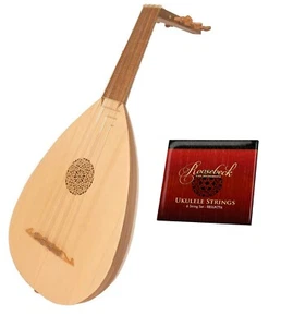 Roosebeck Tenore Liuto-Kulele Variegato Ukulele + Set di Corde - Foto 1 di 6