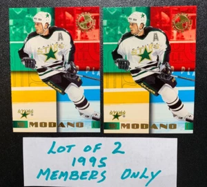 Mike Modano   1995 Topps Members Only  LOT OF 2  Dallas Stars   #25 - Picture 1 of 2