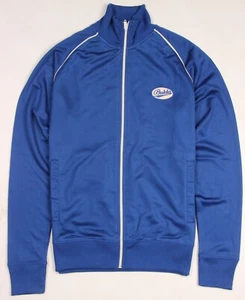 SALE NEW MEN'S BUKTA VINTAGE RETRO BRITPOP INDIE TRACK TOP JACKET BLUE C3 TOP - Picture 1 of 2