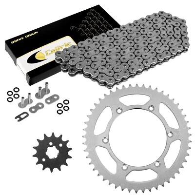 O-Ring Drive Chain & Sprocket Kit for Kawasaki KX250 1992 1993 1994 1995 1996 Foto 1 de 4