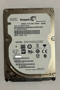 320 GB HDD 2.5" SATA - Hard Drive with Windows 11 Pro UEFI-Seagate Plug&Play - Picture 1 of 3