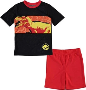 JURASSIC WORLD PARK T-REX DINOSAUR Pajamas Sleepwear Set Toddler's Size 4T $26 - Picture 1 of 1