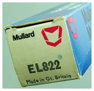 EL822 Pentode. Eine Radioröhre von Mullard, UK. ID21183 - Bild 1 von 5
