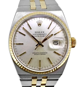Rolex Datejust Oysterquartz Two-Tone 18K & S.S 17013 - Picture 1 of 6