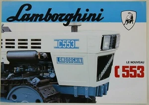 prospectus brochure Lamborghini C 553 huile AGIP tracteur trattori prospetto - Picture 1 of 1