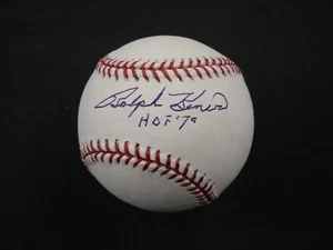 RALPH KINER SIGNED OFFICIAL MAJOR LEAGUE BASEBALL INSCRIBED "HOF '75" PSA COA - Picture 1 of 2