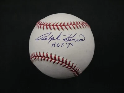 RALPH KINER SIGNED OFFICIAL MAJOR LEAGUE BASEBALL INSCRIBED "HOF '75" PSA COA - Image 1 of 2