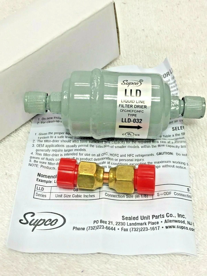 SUPCO Recycle Refrigerant Recovery Unit PRE-FILTER EKO32MF, Swivel Female Adapter-W4-5