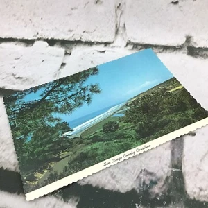 Vintage Postcard San Diego County Coastline Scenic Beach  - Picture 1 of 3
