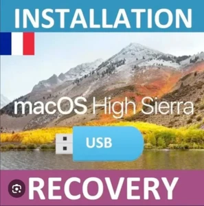 Clé USB Bootable Installation Uefi MacOS Mac OS OSX High Sierra 10.13 - Imagen 1 de 1