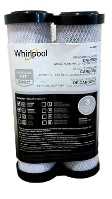 Paquete de 4 filtros de agua para toda la casa de carbono de capacidad estándar WHA2BF5 Whirlpool Foto 1 de 3
