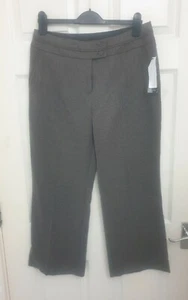 David Emanuel Brown Mix Boot Leg Trauses Size 14 - BNWT - Picture 1 of 7