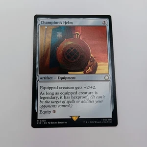 Casco Champion's MTG Raro Magic: The Gathering Fallout Commander Equipment - Foto 1 di 2