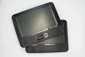 Philips Portable DVD Dual Two Screens PD7022/05 18cm Widescreen - Picture 1 of 9