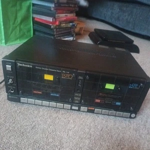 Technics RS-1W Audio Double Cassette Unit - UNTESTED but Powers on - Picture 1 of 6