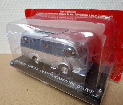 Camper Renault 1400KG Digue 1951 1/43 IXO come nuovo Scatola originale - Immagine 1 di 2