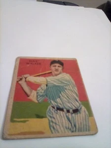 1934-36 Diamond Stars #12 Dixie Walker NY Yankees Baseballkarte kostenloser Versand - Bild 1 von 2