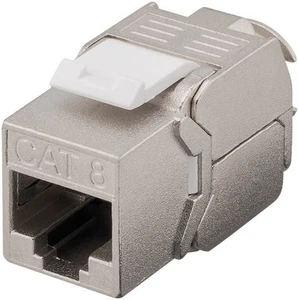 3x Keystone-Modul RJ45 CAT 8.1, STP, GHMT-zertifiziert; 15,8 mm breit, Krokodil- - Afbeelding 1 van 1