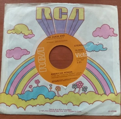 45 The Guess Who, American Woman / No Sugar Tonight	RCA	74-0325	 EXC. - Image 1 of 4
