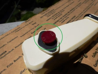 GE VR RPX VRII LONG ROUND SELECTOR KNOB Button Variable Reluctance Cartridge RPJ - Image 1 of 4