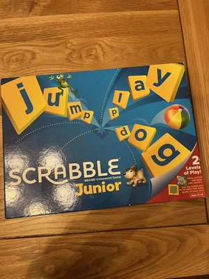 Scrabble Junior Board Game for Ages 6-10 Very Good Condition - Image 1 of 4
