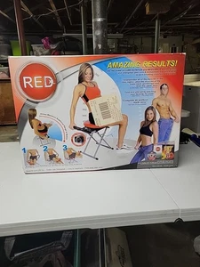 Sedia Red Fitness XL Esercizio Addominale Core Rotazione e Resistenza - Nuova con scatola - Foto 1 di 10