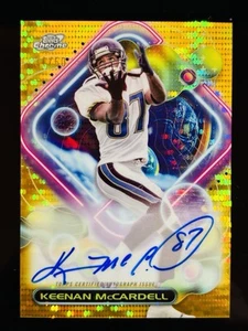 2024 Composite Football Topps Chrome Gold Pulsar Keenan McCardell Prizm Auto /50 - Picture 1 of 3