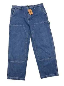 Stüssy Denim Pantalón de Trabajo Azul Jeans - Imagen 1 de 7