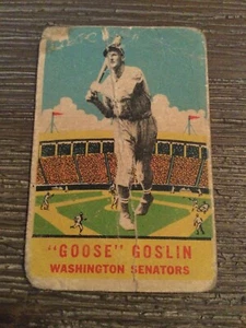1933 Delong #24 Goose Goslin | Authentic, Poor | ARN403486DWBX - Picture 1 of 2
