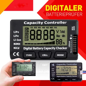 Akku Batterie Kapazität LiIon NiMH Nicd LiPo Kapazitätsmessgerät Digital Checker - Bild 1 von 12