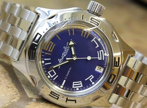 Vostok Amphibian Taucher mechanische Automatikaufzug Armbanduhr 100475 - Bild 1 von 13