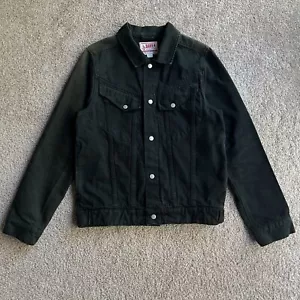 Rare Sample Volcom Stone Age X Baker Collab Black Denim Jacket Limited Edition - Picture 1 of 13