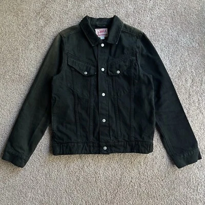Rare Sample Volcom Stone Age X Baker Collab Black Denim Jacket Limited Edition - Image 1 of 4