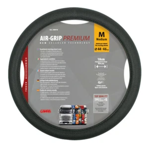 Lenkradbezug Lenkradhülle Lenkradschoner Air-Grip Schwarz M Ø 44-46cm LKW - Bild 1 von 2
