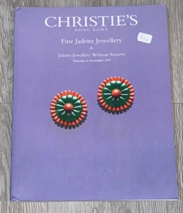 Christie’s Hong Kong Fine Jadeite Jewelry November 1997 Auction Catalog 1184 - Picture 1 of 7
