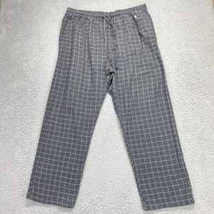 Polo Ralph Lauren Pyjamahose Herren Large grau kariert Baumwolle Flanell Schlafanzughose - Bild 1 von 12