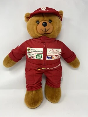 Плюшевый медвежонок Михаэль Шумахер — PPM — редкий! 18 дюймов в высоту - Изображение 1 из 4