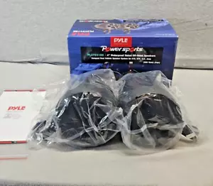 Pyle PLUTV41BK 4 Zoll Zwei-Wege Fahrzeug-Lautsprecher ATV UTV 4X4 Jeep neu offene Box B8 - Bild 1 von 8