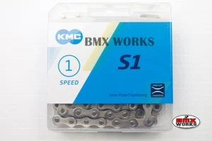 KMC Z410SO 1/2" x 1/8" x 112 Link Chain Silver - Suit Old School BMX - Picture 1 of 3