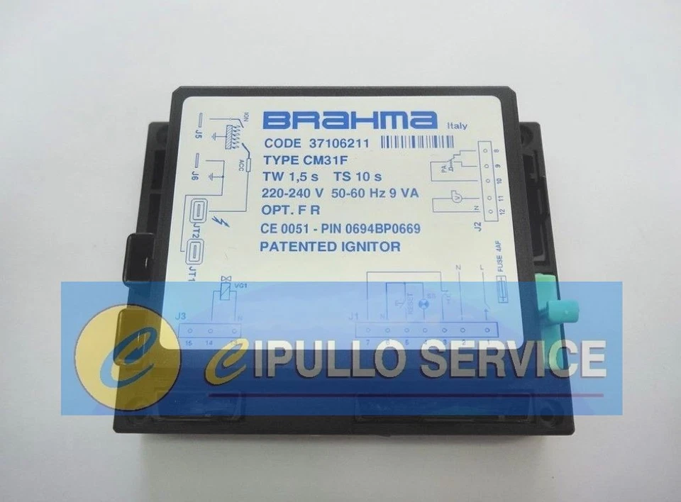 IMMERGAS CENTRALINA SCHEDA CM31F COD 37106030 1018160 1024985 37106211 37106213