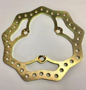 SCALLOPED STEEL 10-3/4" FRONT ROTOR, SPEEDWAY, SPRINTCAR, WINGLESS SPRINT - Picture 1 of 1