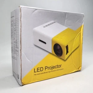1080p Full HD LED Portable Mini Projector Smart Home Theater YG300 - Picture 1 of 5