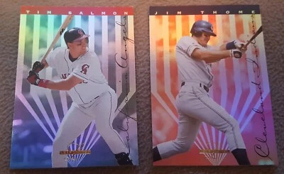 1995 Leaf Limited Lot of 2 Baseball Cards: #30 Tim Salmon & #84 Jim Thome  - Image 1 of 2