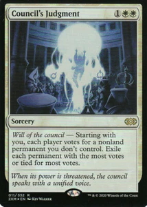 Magic FOIL Council`s Judgment Double Masters Rare Englisch - Bild 1 von 1