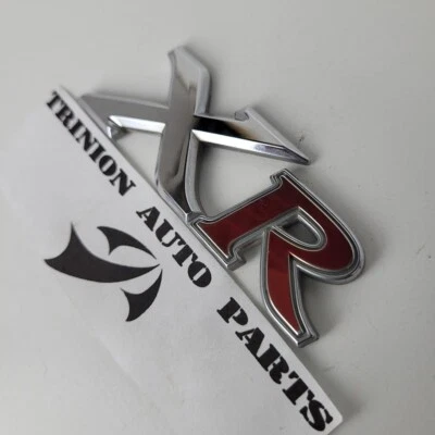 Toyota Matrix XR 2003-2008 emblema de maletero trasero logotipo insignia cromo rojo OEM Foto 1 de 3