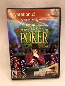 Sony PlayStation 2 Video Game World Championship Poker PS2 Complete CIB - Picture 1 of 5