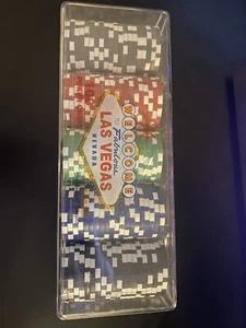 100 Texas Clay Poker Casino Game Chips Set 12g Colour Poker Chips (NEW) - Picture 1 of 2